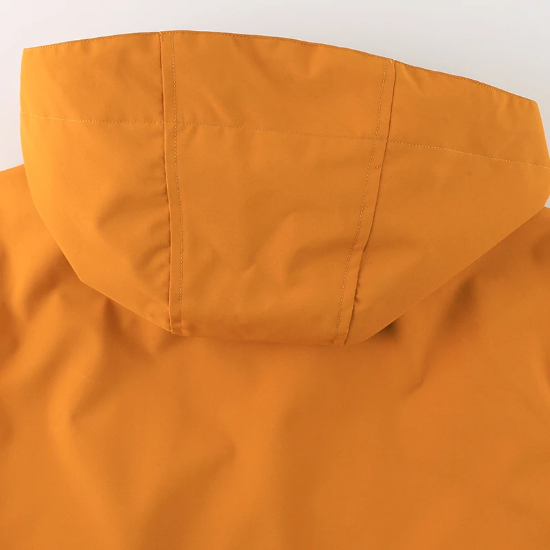 Outdoors Men Comfort Detachable Hat Solid Tops Spring Autumn Simplicity Windproof Casual Coat New Fashion Versatile Jacket Men