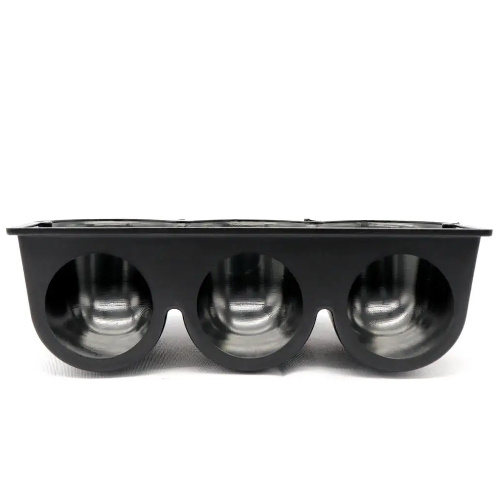 Black Plastic Dash Dual Gauge Meter Mount Holder Pillar Pod for 52mm Car Tools Holder Universal Use