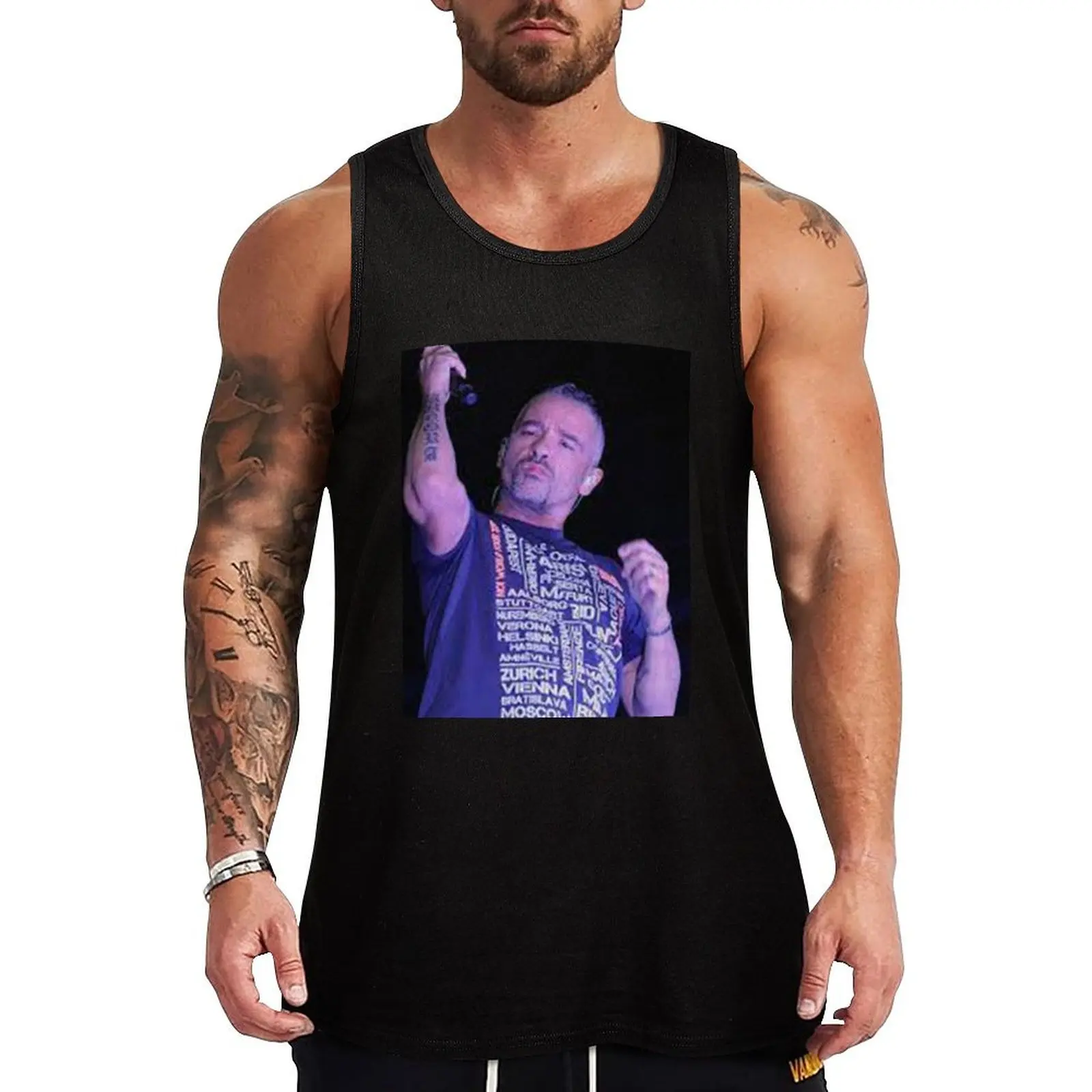 

Eros Ramazzotti - Album Tank Top Basic Sleeveless T Shirt Soft Cotton Casual Tank Top