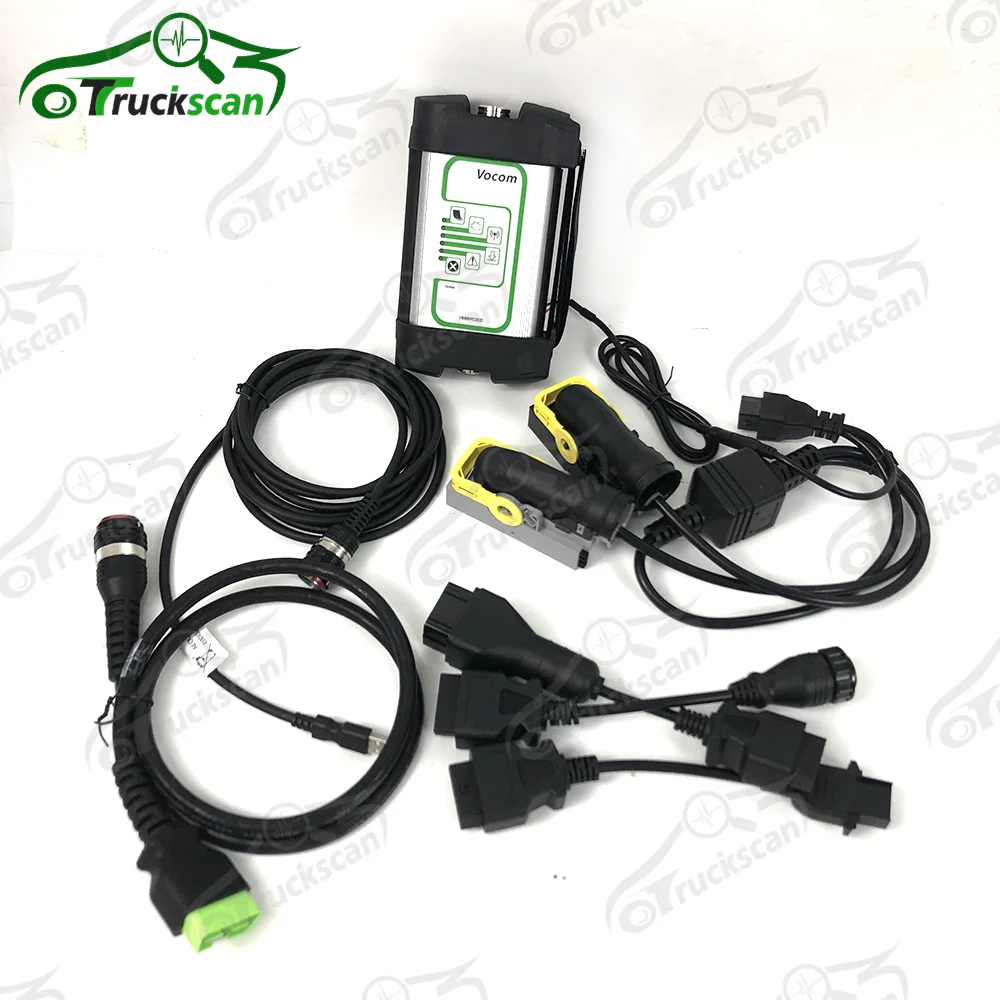 For VOCOM 1 Interface VOCOM1 88890300 2.8.241 Heavy truck excavator scanner Diagnostic Tool with ECU programming test cable