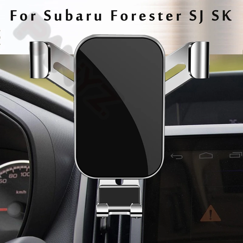 Car Phone Holder For Subaru Forester SK SJ 2013-2018 2022 Car Styling Bracket GPS Stand Rotatable Support Mobile Accessories