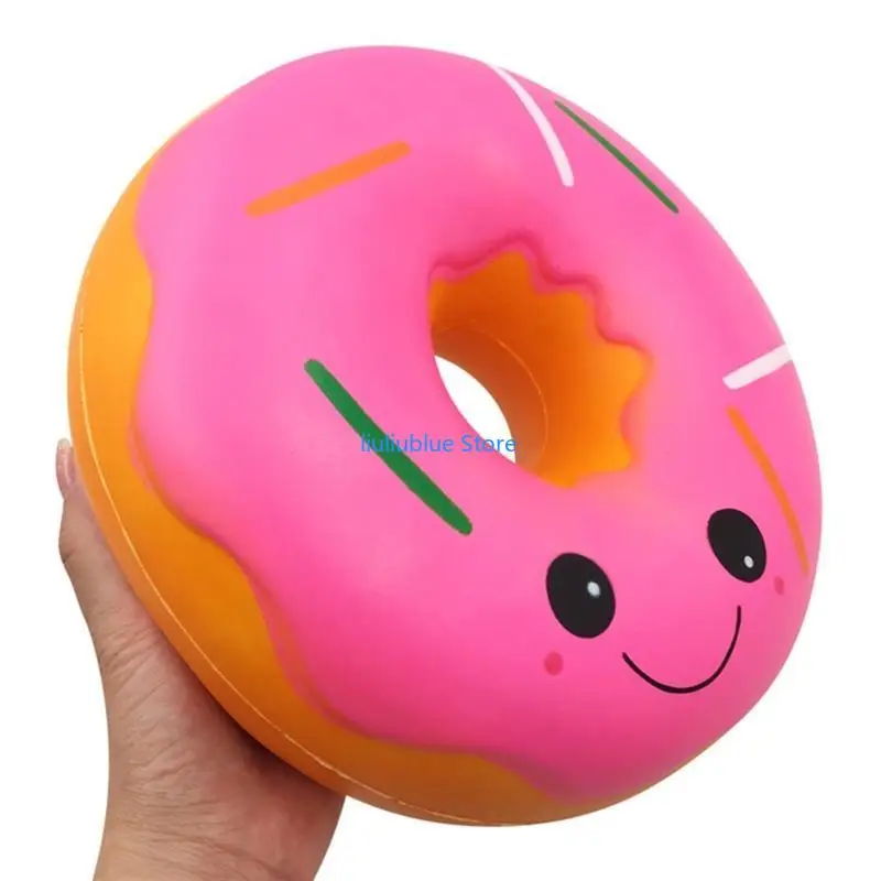 

Kids Donut Bright Color Accessories Slow Rising Pillow for Play Funny Table Toy Best Gift for Indoor/Outdoor Supp 62CF