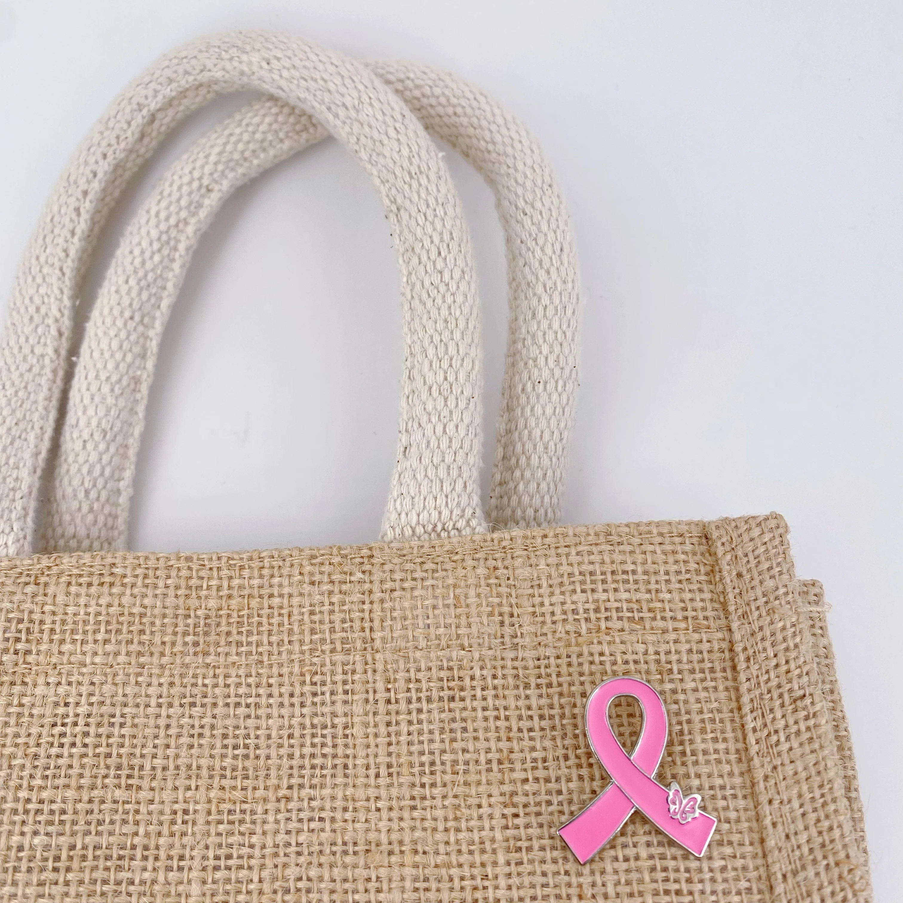 Épinglette Ruban Rose de Sensibilisation au Cancer du Sein, Broche en Métal Émaillé pour Femmes et Hommes, Cadeau pour Événement Caritatif, Vente en Gros
