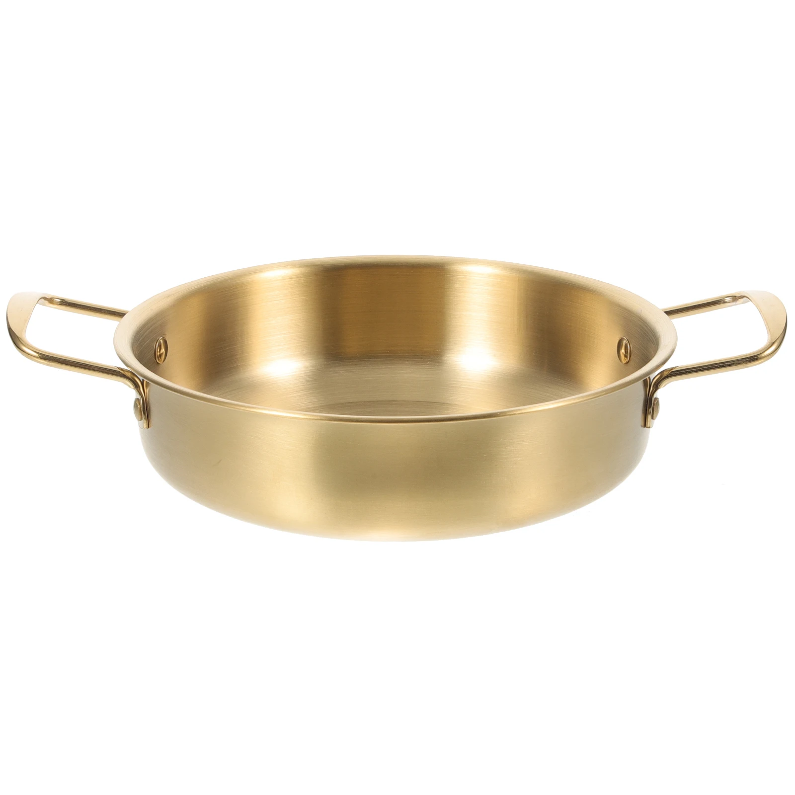 

Anti-spill Pan Soup Ramen Noodles Pot Stainless Korean with Lid Style Bowl for Stove Outdoor