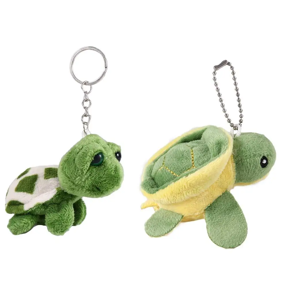 Ornaments Bag Pendant Sea Turtle Children Toy Gifts Women Key Holder Plush Key Chain Tortoise Pendant Korean Style Key Buckle