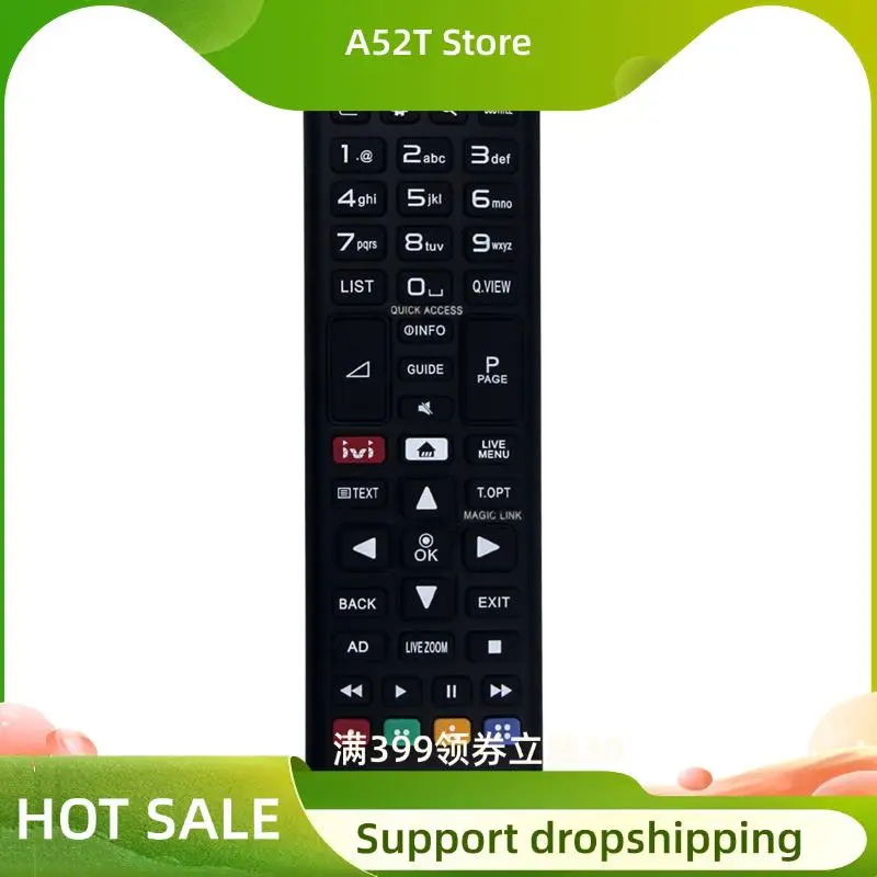 A52T Universal Remote Replacement AKB75095312 Control For Smart TV Models AKB75675303 AKB75375611