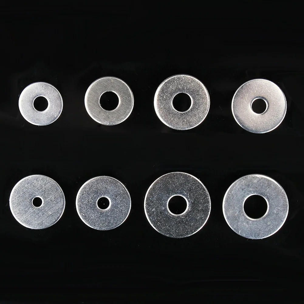 75PCS Flat Washer Set Made of 304 Stainless Steel with Smooth Rim and Flat Profile for Tight Sealing Performance
