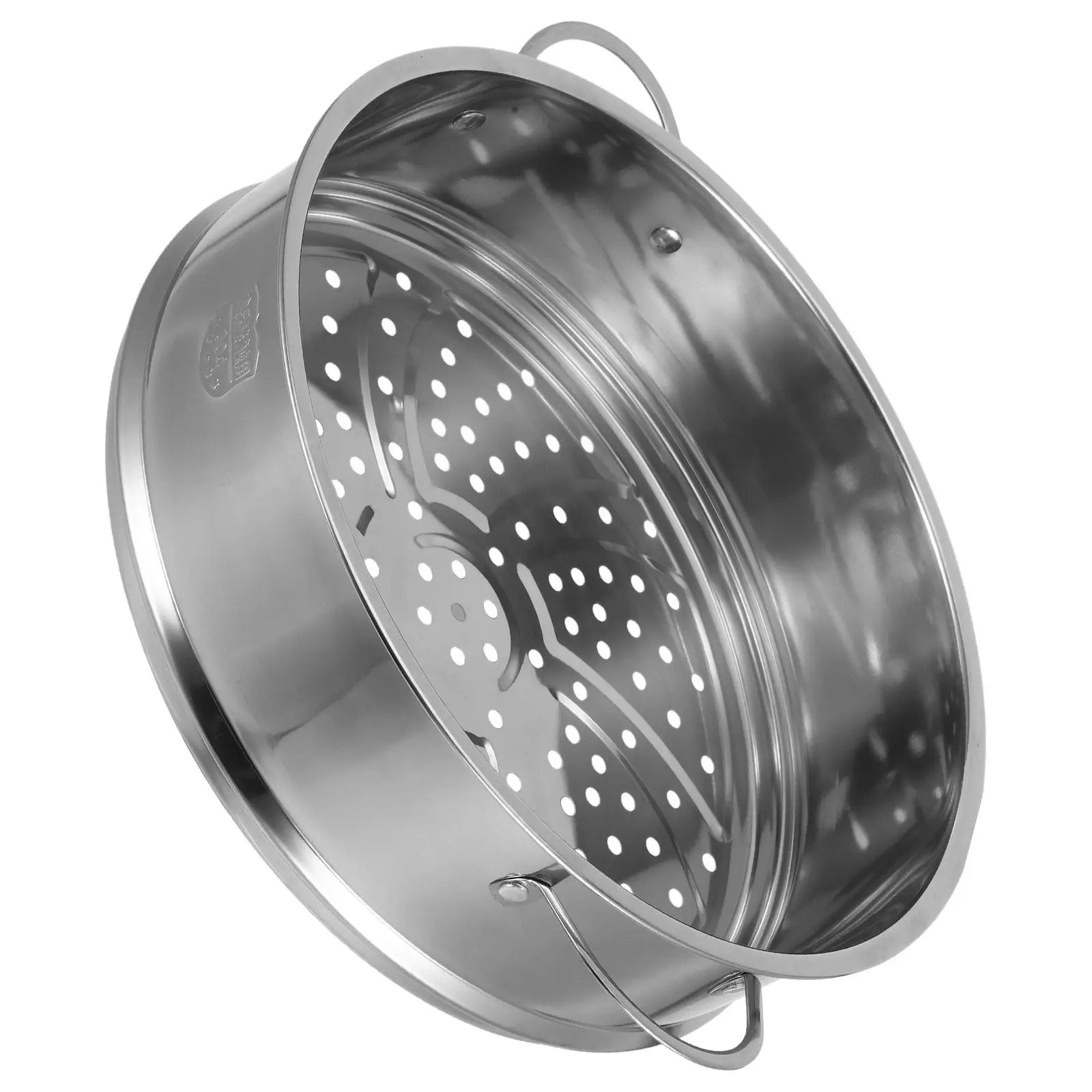 Stainless Steel Steamer Basket 28Cm Universal Food Steamer Insert Pan for Steaming Vegetables Seafood Dumplings Buns Cooking