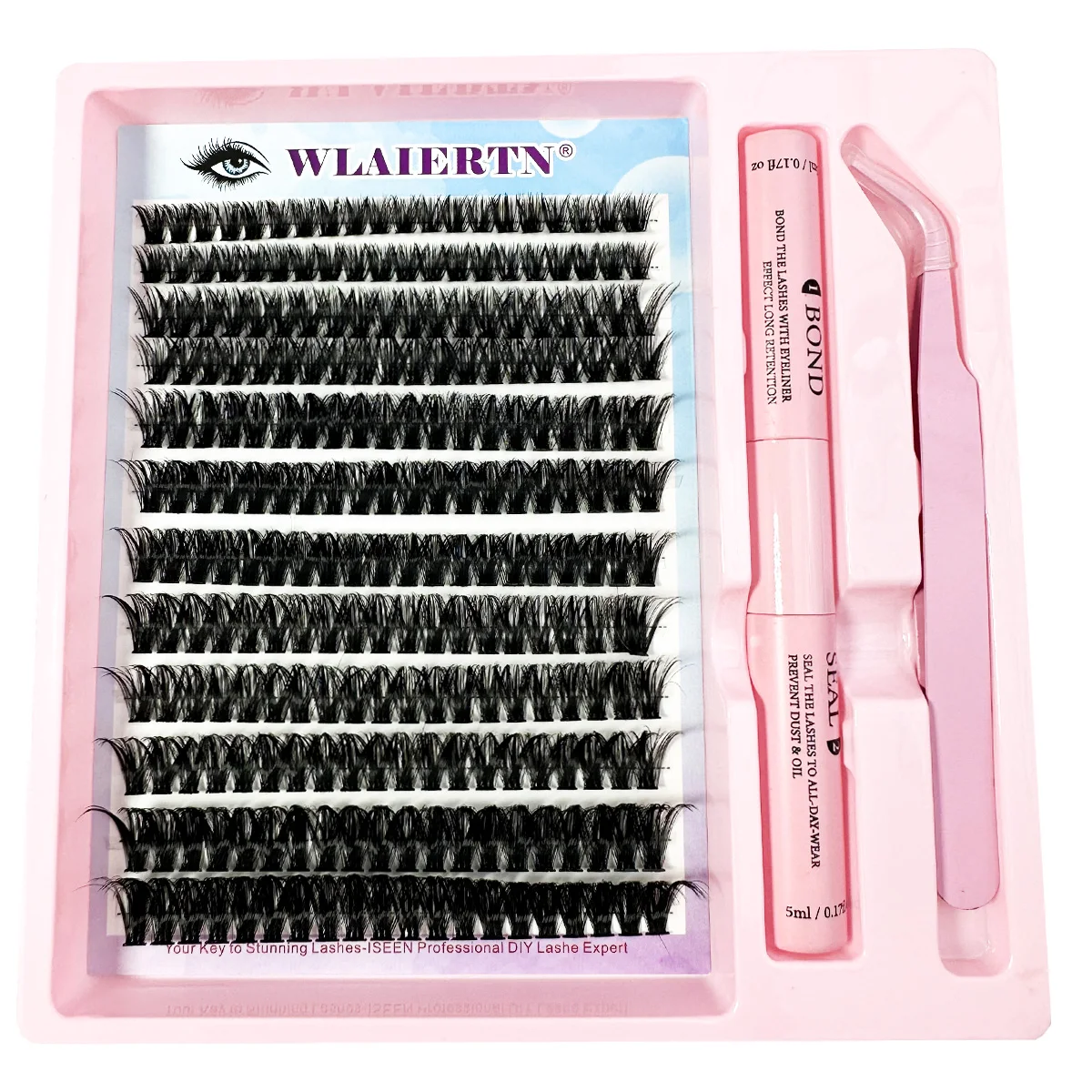 30D-80DDIYまつげエクステキット、まつげ接着剤とシーリングリムーバー、まつげ240個、まつげ接着用メイクツール、接着剤