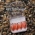 4pcs size 6 orange