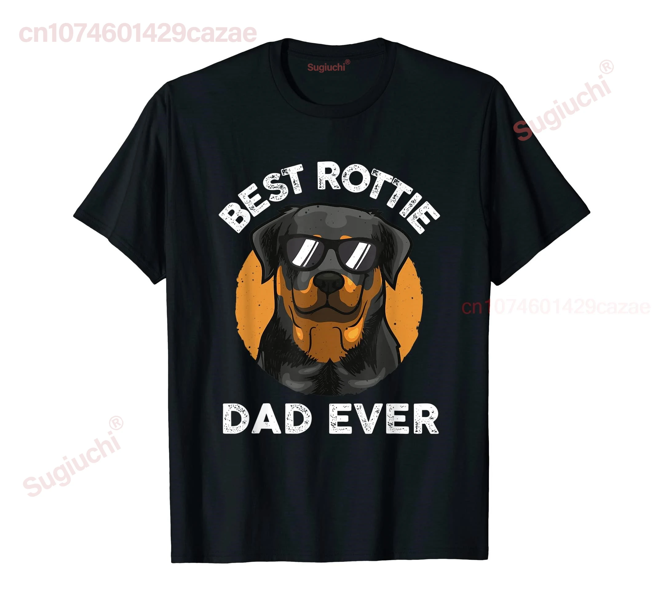 100% Cotton Funny Rottweiler Dad Design For Men Grandpa Rottie Dad Quote T-Shirt MEN WOMEN UNISEX T Shirts Size S-6XL