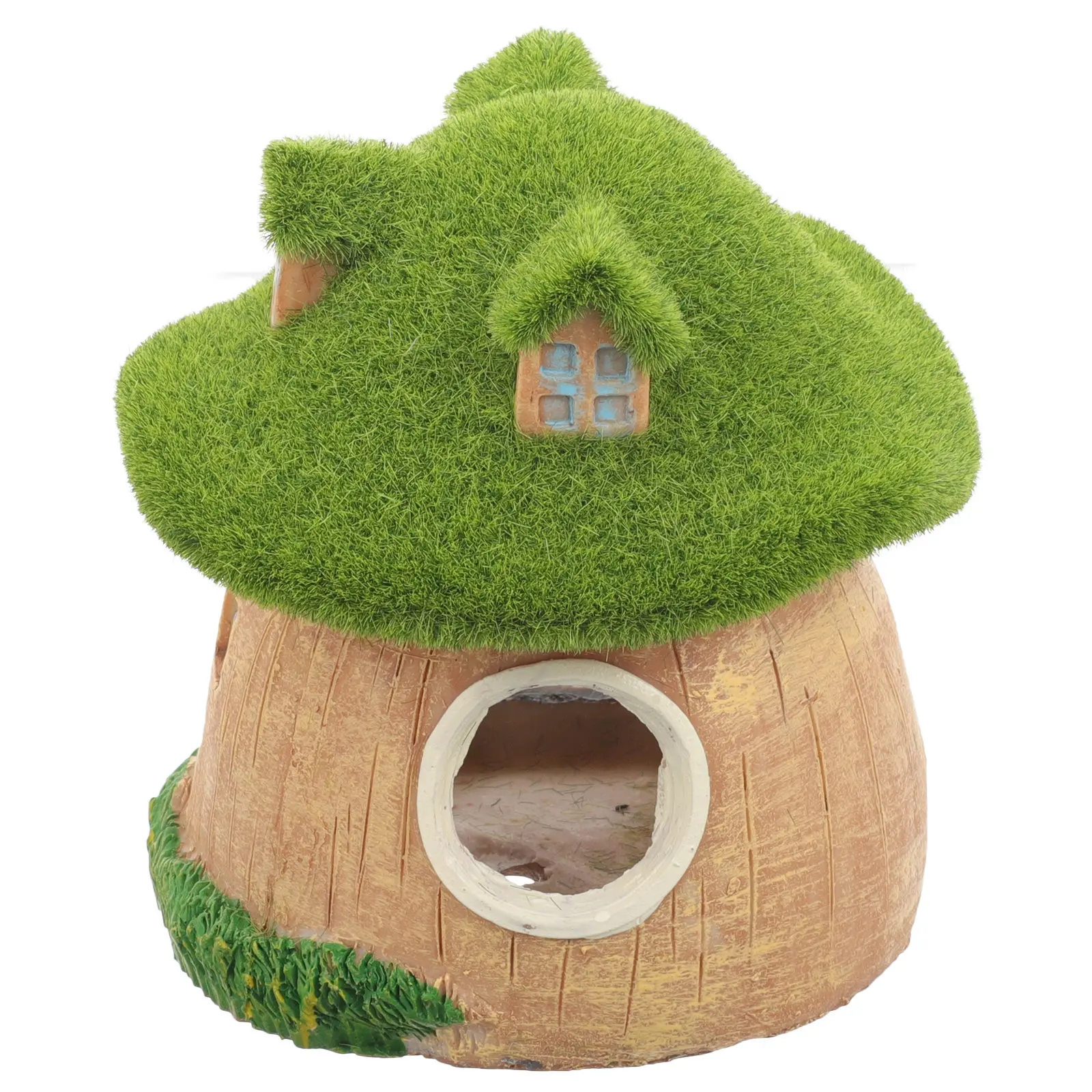 

Укрытие для рыбок в аквариуме в форме гриба, декоративное украшение из смолы для аквариума, укрытие для бетт, компактный подводный ландшафтный декор