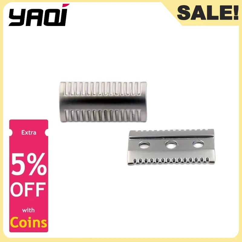 

YAQI Vintage Matte Chrome Color Mellon Mens Safety Razor Head For Shaving Razor High Quality Portable Durability Shaving Tools