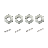 4Pcs Metal 12Mm Wheel Hex Hub Adapter For HAIBOXING HBX 16889 16889A 16890 901 901A 903 903A 905 RC Car Upgrade Spare Parts