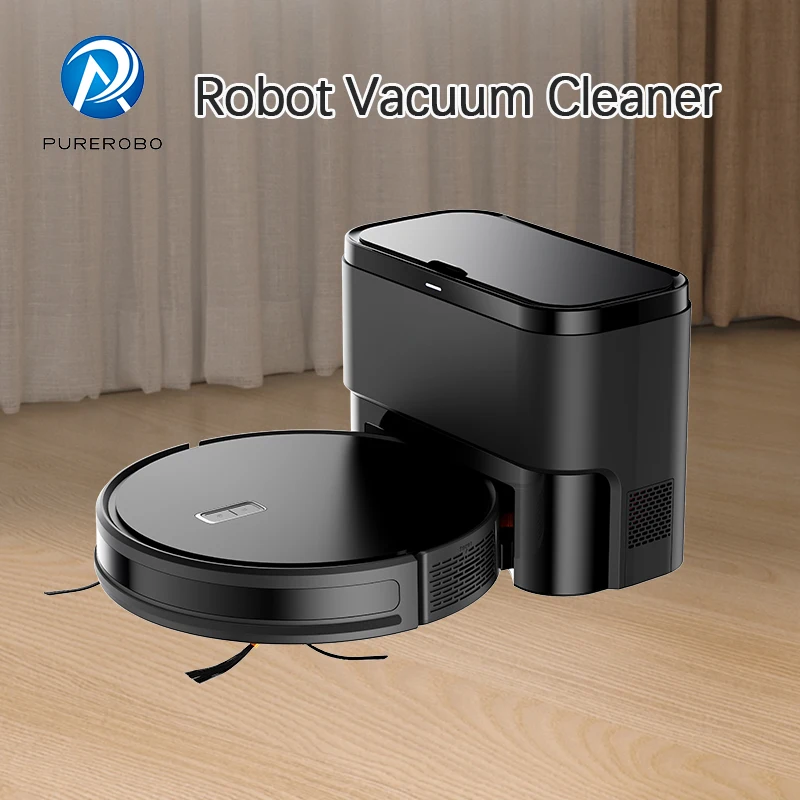 

Robot Vacuum Cleaner Purerobo JK-S2D Gyro Navigation Bookable Timed Cleaning Vacuum Sweep Mop 3 in 1 Smart Home Robot Sweeper