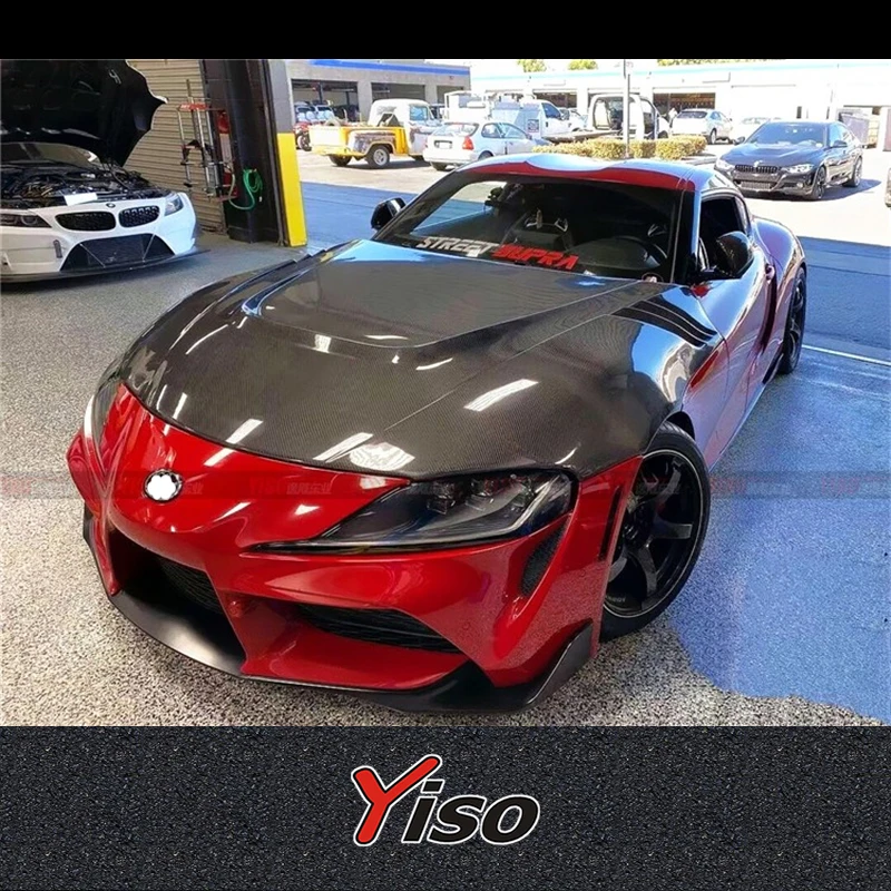 Suitable for SUPRA A90 Carbon fiber Seibin Engine Cover Aerodynamic kit Modified encirclement Machine cover