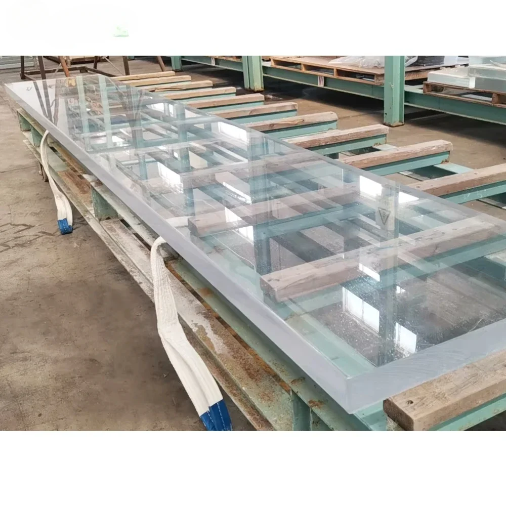 Customized Acrylic Glass Swimming Pool Transparent Panel Unbreakable PMMA Sheet for Resort Infinity Pool Projects