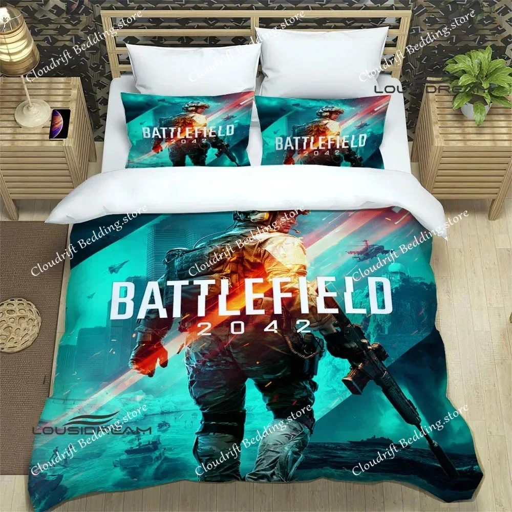 3D game Battlefield pint Bedding Sets exquisite bed supplies set duvet cover bed comforter set bedding set luxury birthday gift