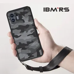 for IBMRS Compatible Nothing Phone 2 Case, Camo Military Armor Cover [Shockproof][Anti-Scratch] Slim Fit TPU Bumper Protection