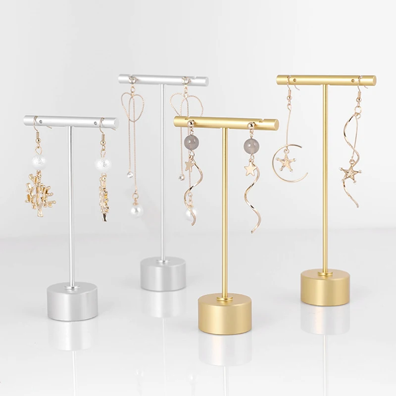 

Luxury Jewelry Display Rack Window Counter Earring Display Stand Modern Earring Accessory Shooting Prop Desktop Organizer Holder