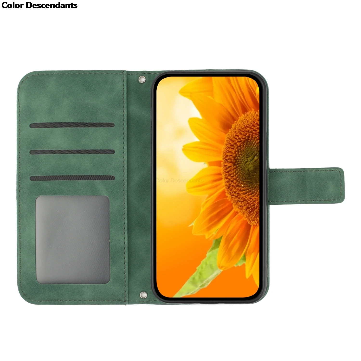 Wallet Phone Book Case for Funda OPPO A17 A16 A78 A15 A57 A58 A54 A36 A76 A96 A74 A77 A73 Cases 3D Sunflower Leather Back Cover