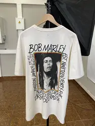 Bob Marley Rasta Jamaica t-shirt size XL color beige