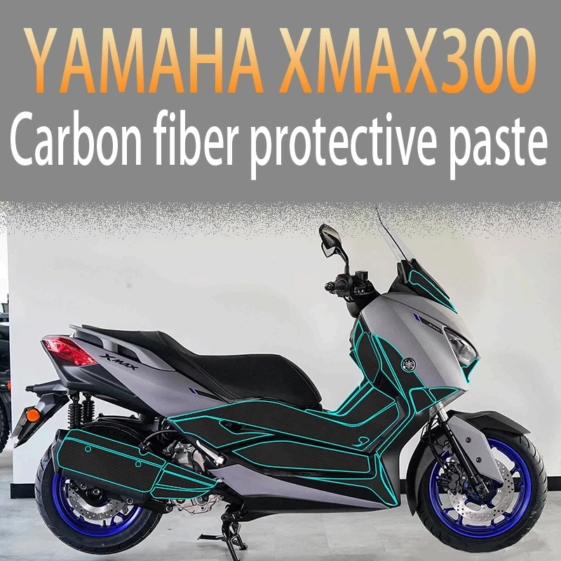 

It is applicable to Yamaha xmax300 2021-2022 carbon fiber protective sticker decoration and scratch prevention modification