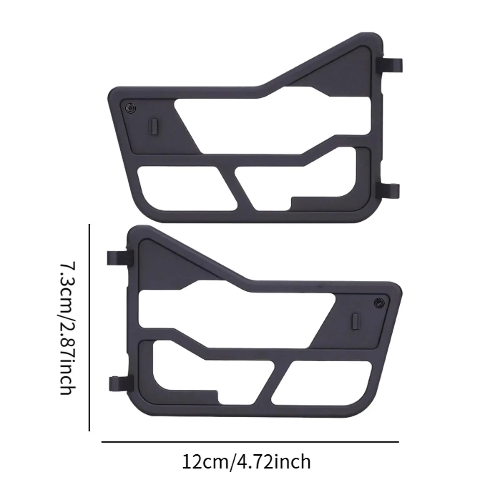 Kit de porte décorative pour voiture RC 1:10, simulation de bricolage, 2 pièces