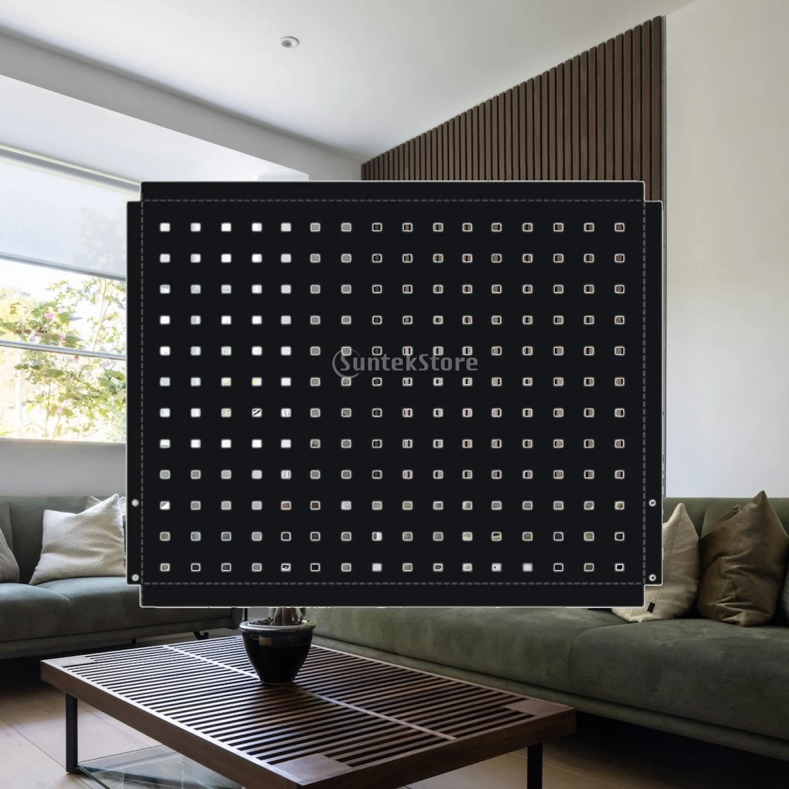 Heavy Duty ABS Storage Panel Black Pegboard for Workshop Tool Organizer Wall Mounted Hanging Board 654x535mm