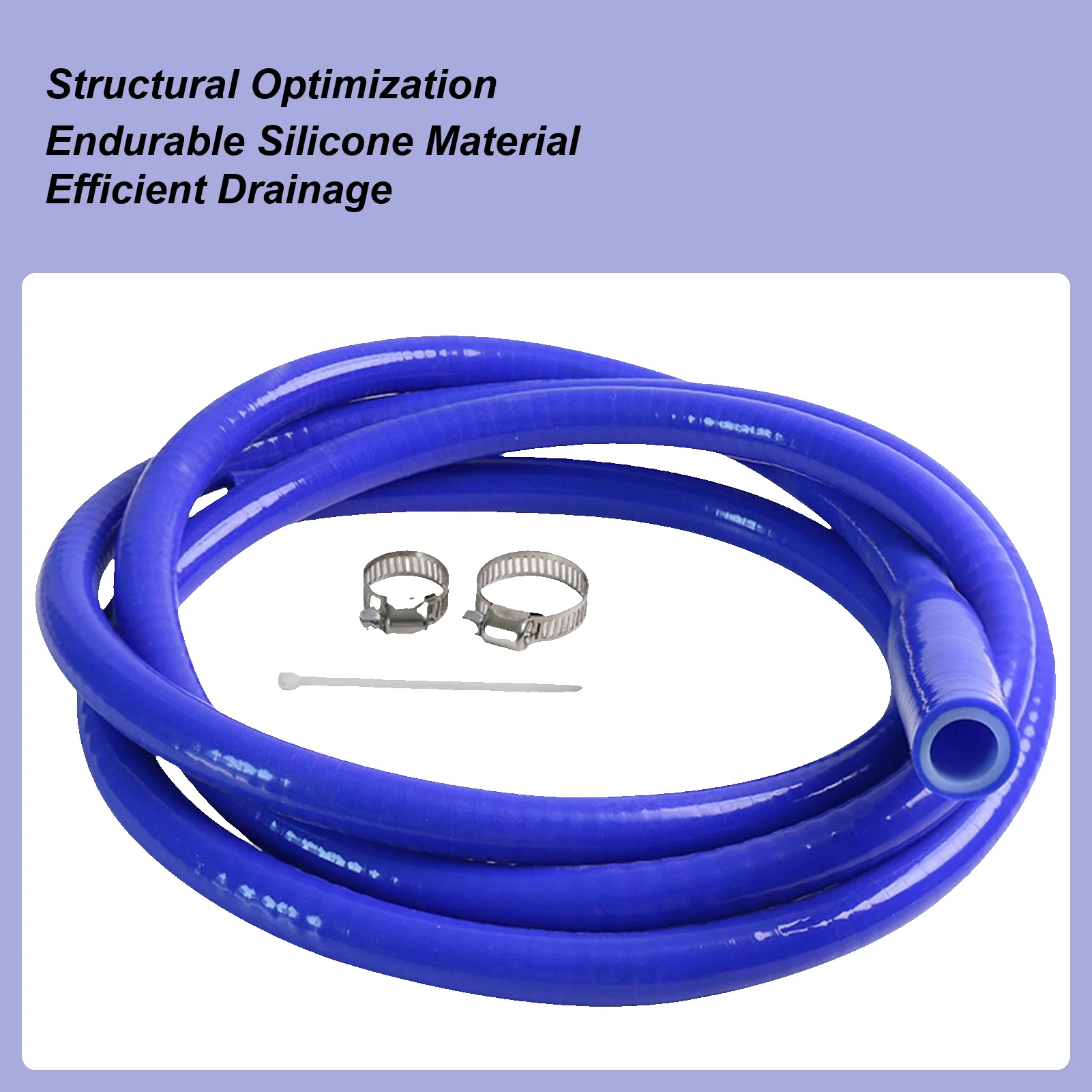 

For All Volkswagen Models Sunroof Water Drain Hose 6.8 Ft Car Sunroof Drain Pipe Double Layer Silicone Hose For Truck Workshop