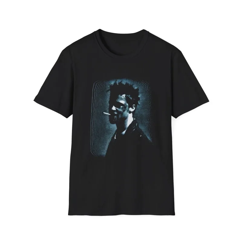 Fight Club T-shirt, Movie Fan Gift, Patterned T-shirt for Women, Y2K Summer New Unisex Casual Top