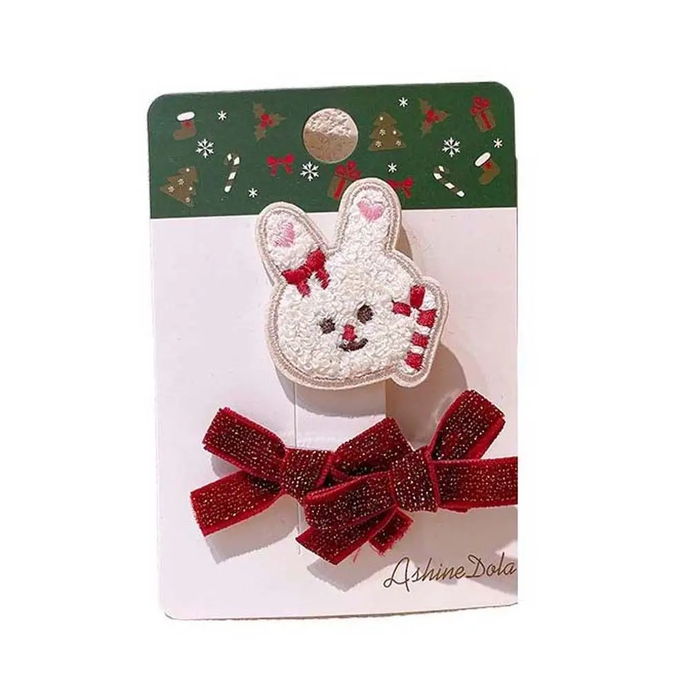 

Зажим для волос Рождественская елка Аксессуары для волос в виде лося Заколки с бантом Заколки для волос Рождественская челка Зажим Детские рождественские заколки для волос