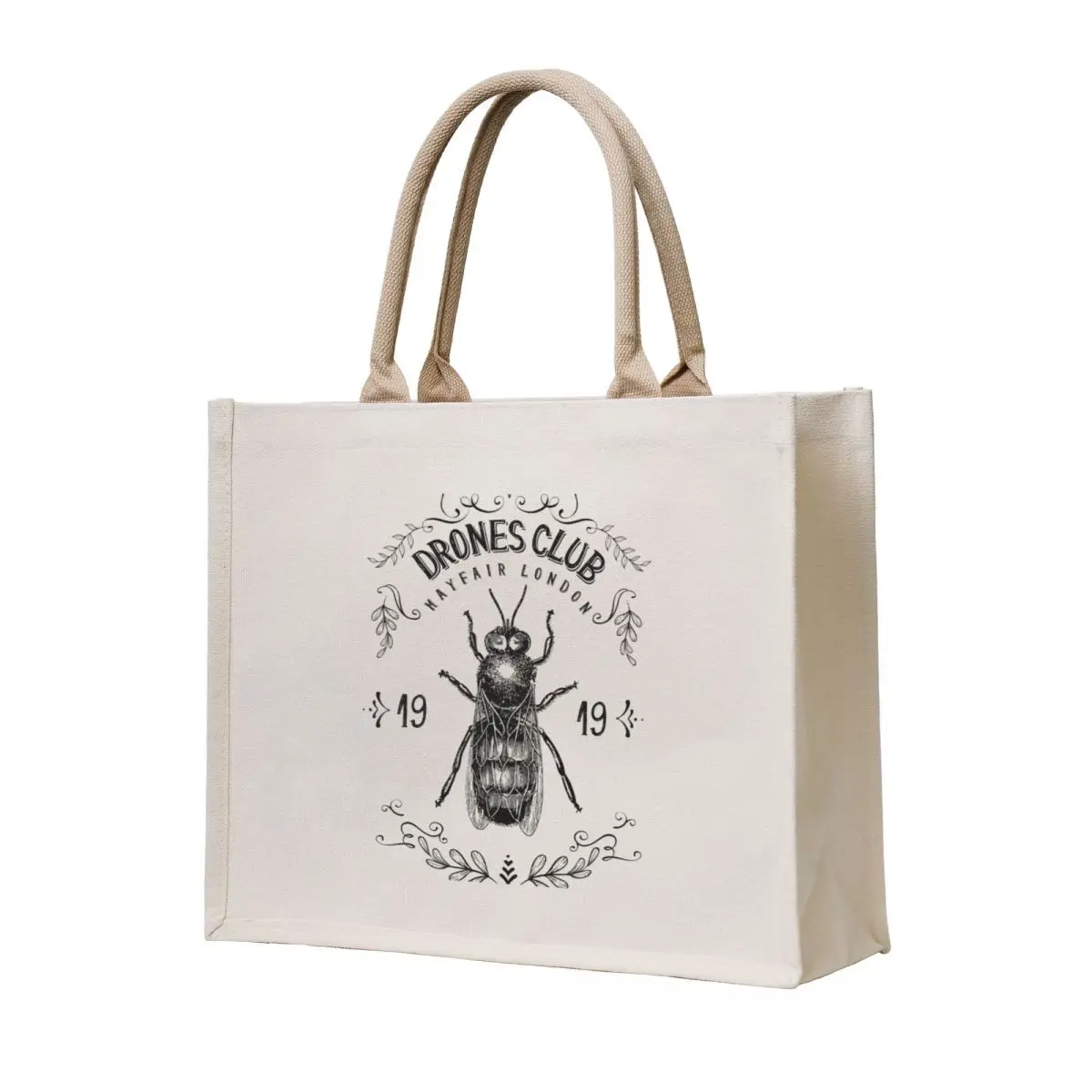 

Drones Club, est. 1919 in Mayfair, London / Wodehouse Inspired, Wooster Approved Tote Bag custom fabric bag Eco bag Candy bags