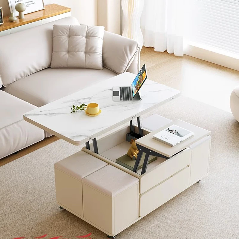 

Minimalist White Coffee Table Storage Lift Top Space Saving Coffee Table Modern Design Mesas De Centro Para Sala Home Furniture