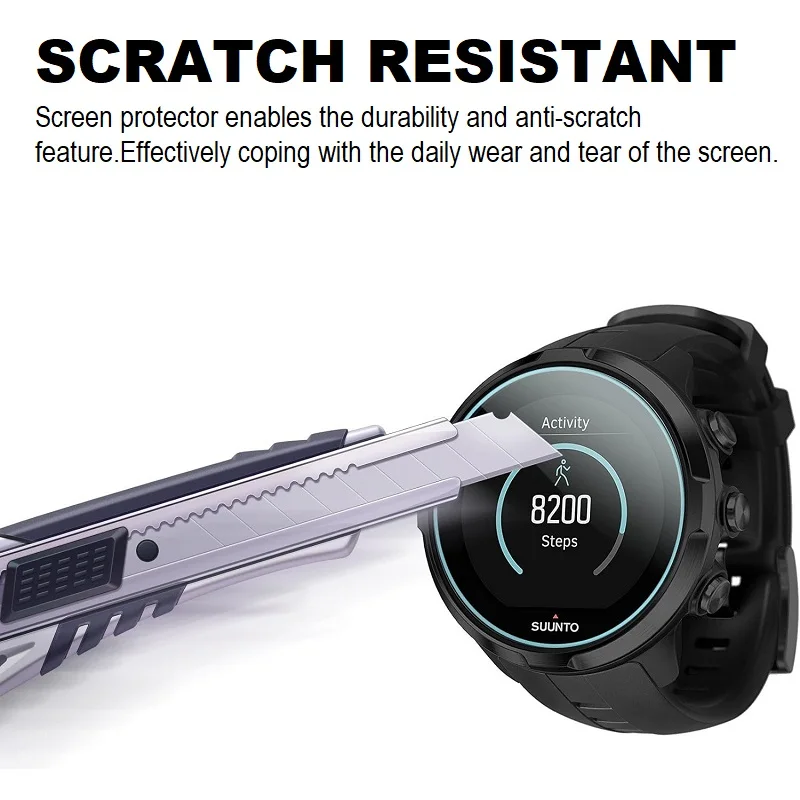 5PCS Smart Watch Screen Protector for SUUNTO SPARTAN SPORT WRIST HR Tempered Glass Anti-Scratch Protective Film