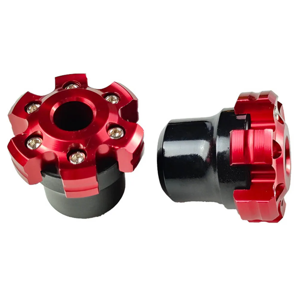 Silver Front Fork Slide Anti-Collision Pad Aluminum Alloy Material Buffering Function Firm Suspension For Motorcycles