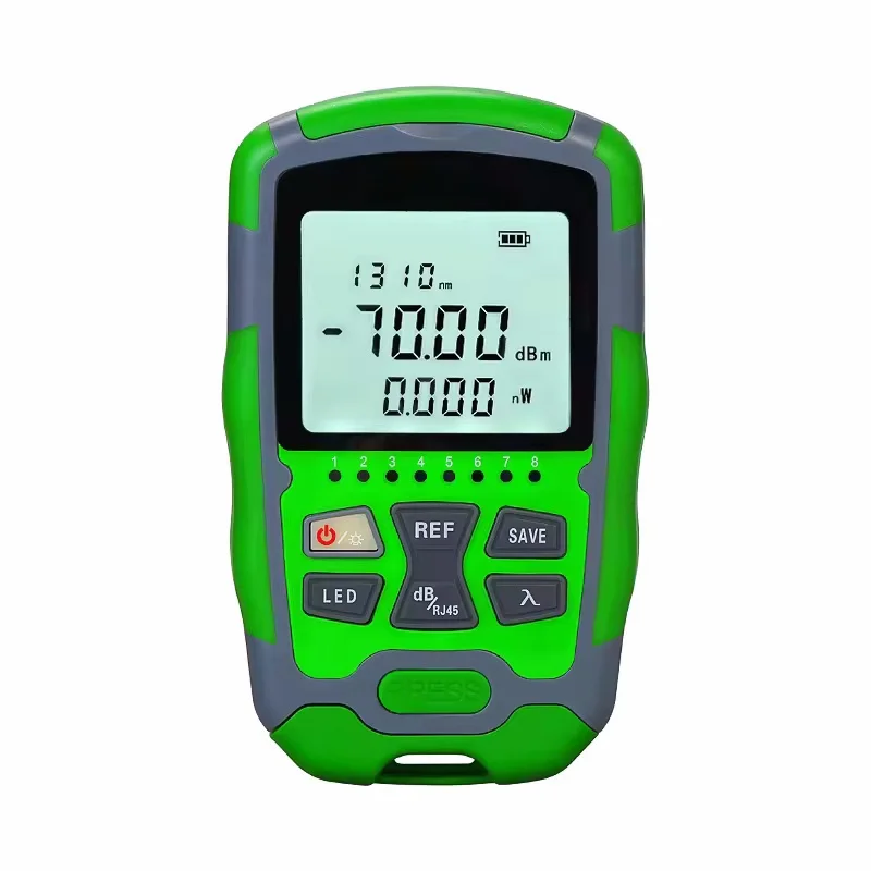 

Fiber optical smart power meter+LED Measurement Range -70~+10dbm ftth kit fiber optic laser power meter