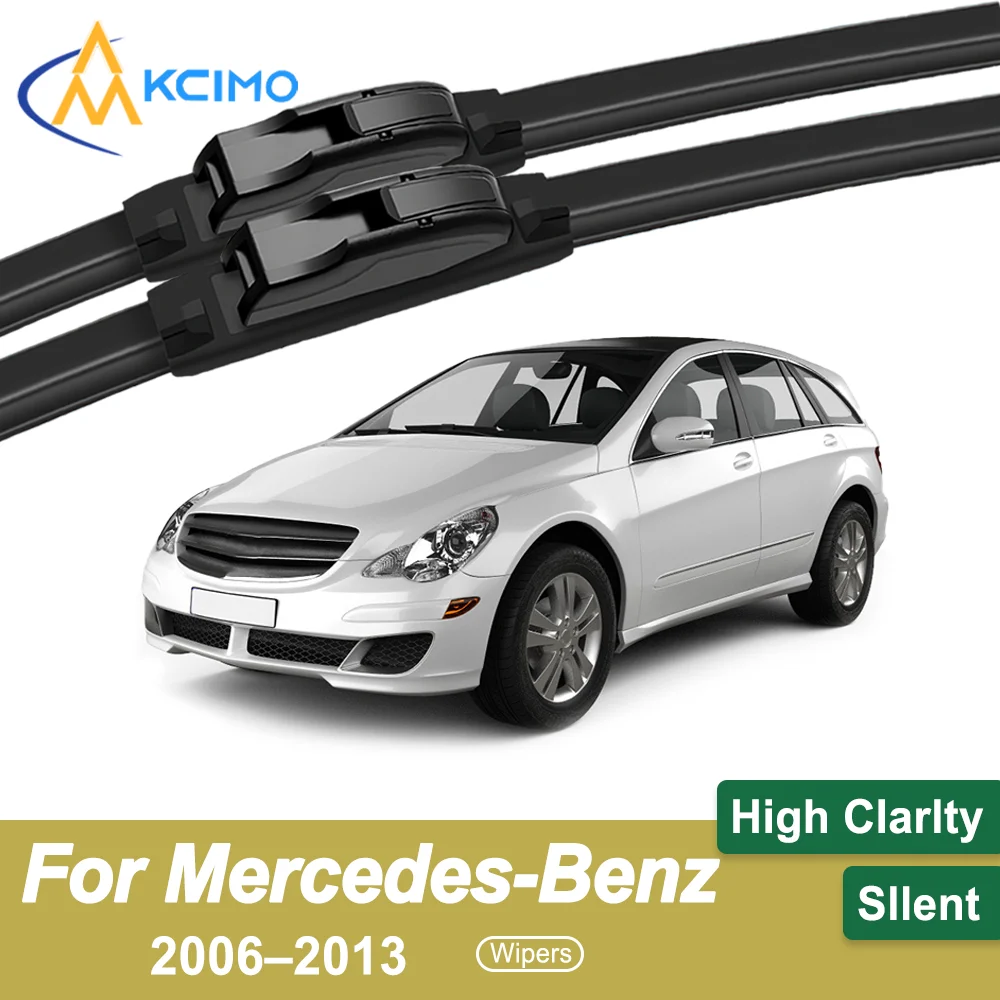

Premium Rubber Durable Silent Windshield Wiper Blades 2pcs for Mercedes-Benz R-Class W251 V251 2006–2013 Front Wiper Blades Set