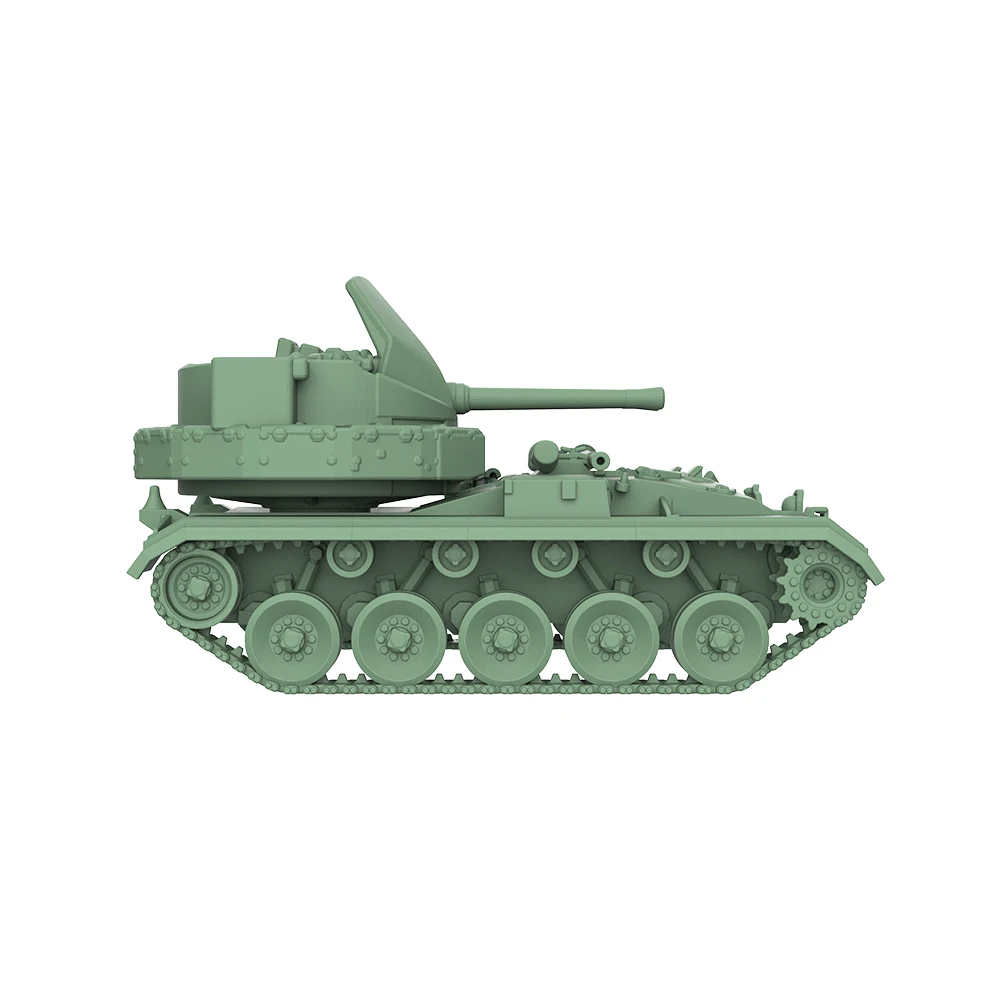 SSMODEL SS517 1/200 1/350 1/700 US Twin Gun Motor Vervoer M19A1 SPAA Miniatuur Statisch Model Militaire Oorlog Games