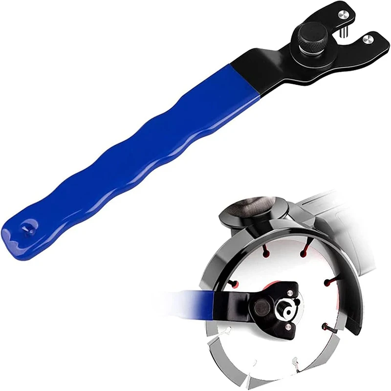 Angle Grinder Adjustable Spanner Universal 10-52mm Angle Grinder Spanner Key with Non-Slip Coated Grip Angle Grinder Pin Wrench