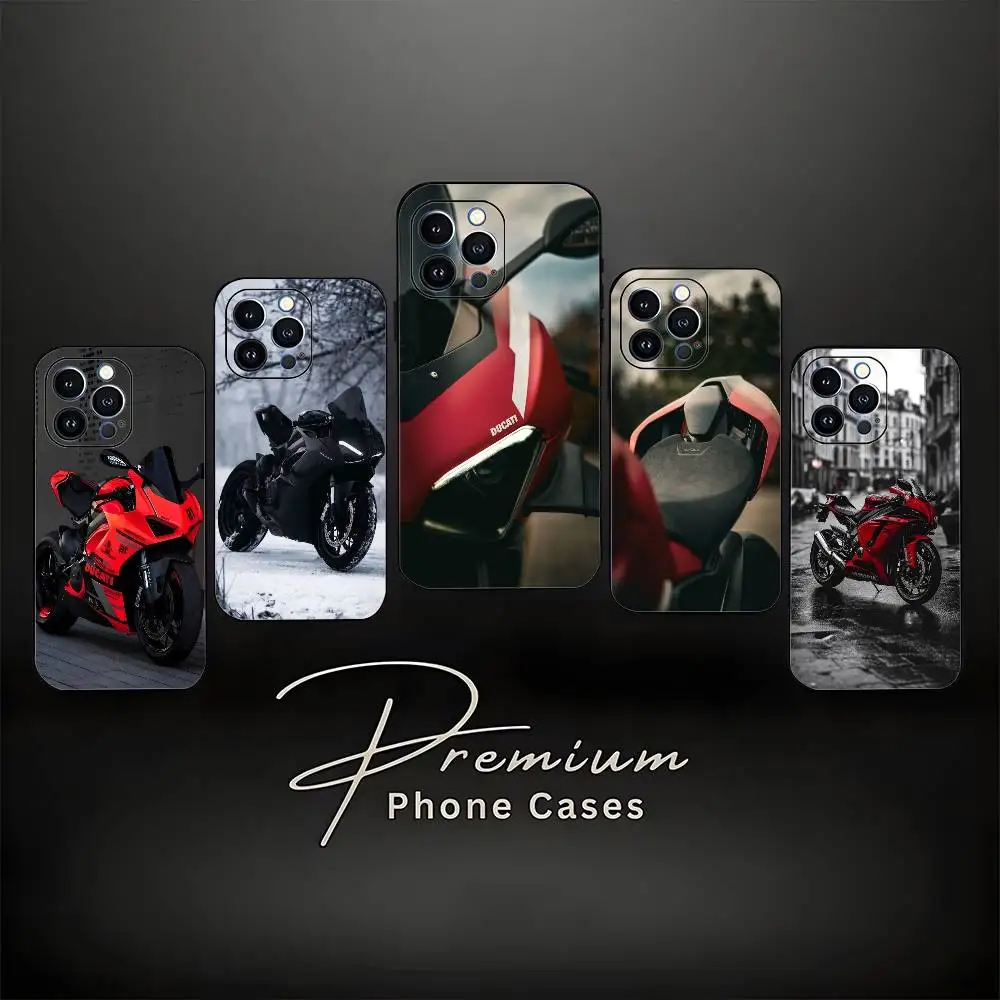 

Motorcycle Racing D-Ducatis Phone Case For iPhone 17,16,15,14,13,12,11 ,Pro Max,XS,X,XR,SE,Mini,8,7,Soft Silicone Black Cover