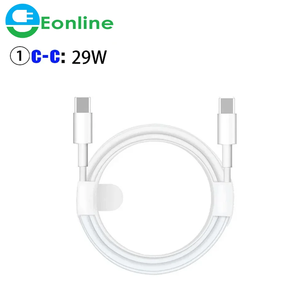 

EONLINE 1M 29W Type C to C Cable Charger Cable for Samsung PD USB-C charging QC 3.0 Quick Charge