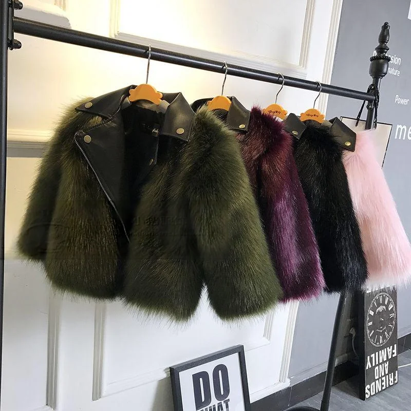 Women's adult fur coat Faux Fur Jackets For Women clothing Imitation Fox Fur Jacket Coats For Women Fur Furry Jacket New Fashion