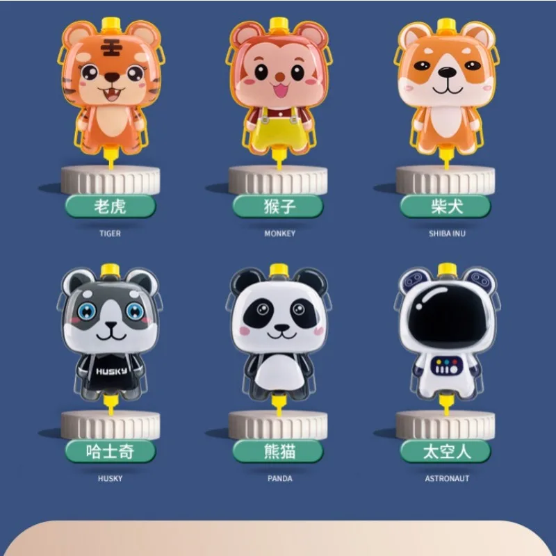 1000ML Cartoon Wasser Pistolen Spielzeug für Sommer Kinder Rucksack Watergun Spielzeug kinder Outdoor Strand Wasser Kampf Spiel spielzeug