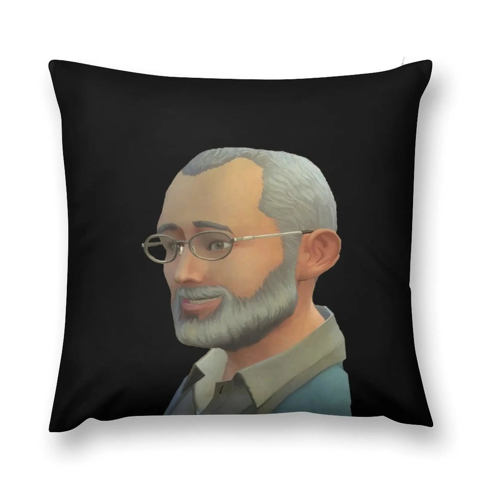 CallMeKevin - Dear Leader Jim Pickens With Black Background Throw Pillow Pillow Case autumn decoration pillow