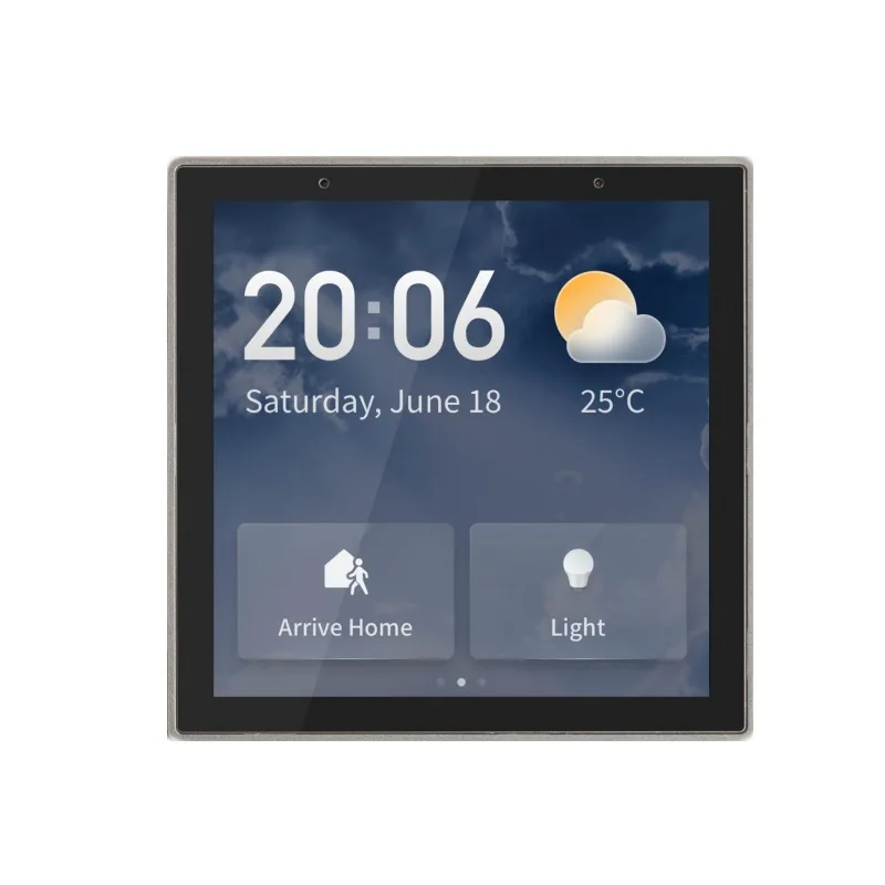 Tuya Smart Multifunction Control Panel Zigbee Gateway Built-in Alexa Voice Control 4 Inch Type 86 Linux OS