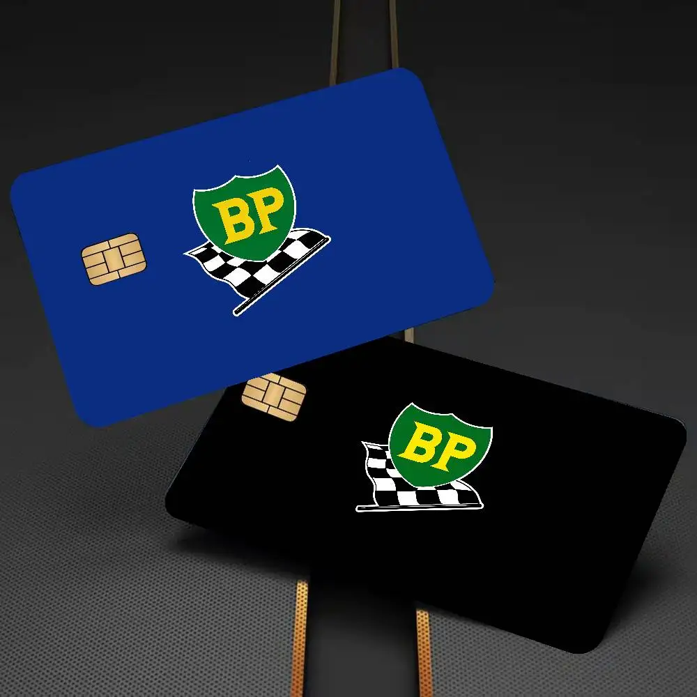 BPs Motoroil Oils Anmie Sticker Film Skin Cover for Credit Card Debit Bank Card Front