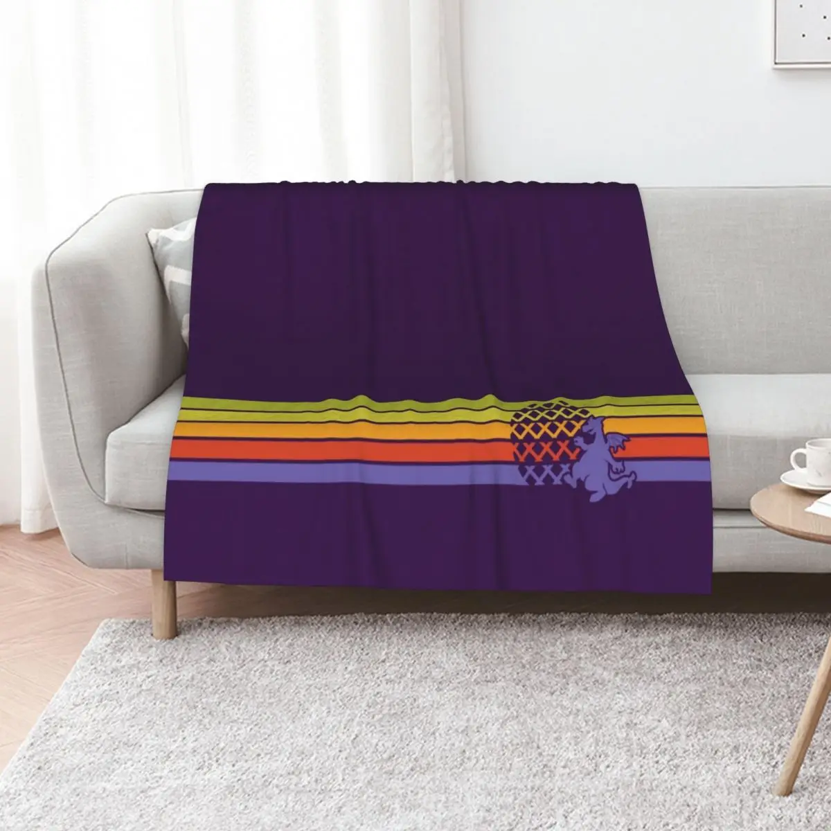 

Retro Dragon Stripes Throw Blanket Vintage Thermals For Travel warm winter Thin Blankets