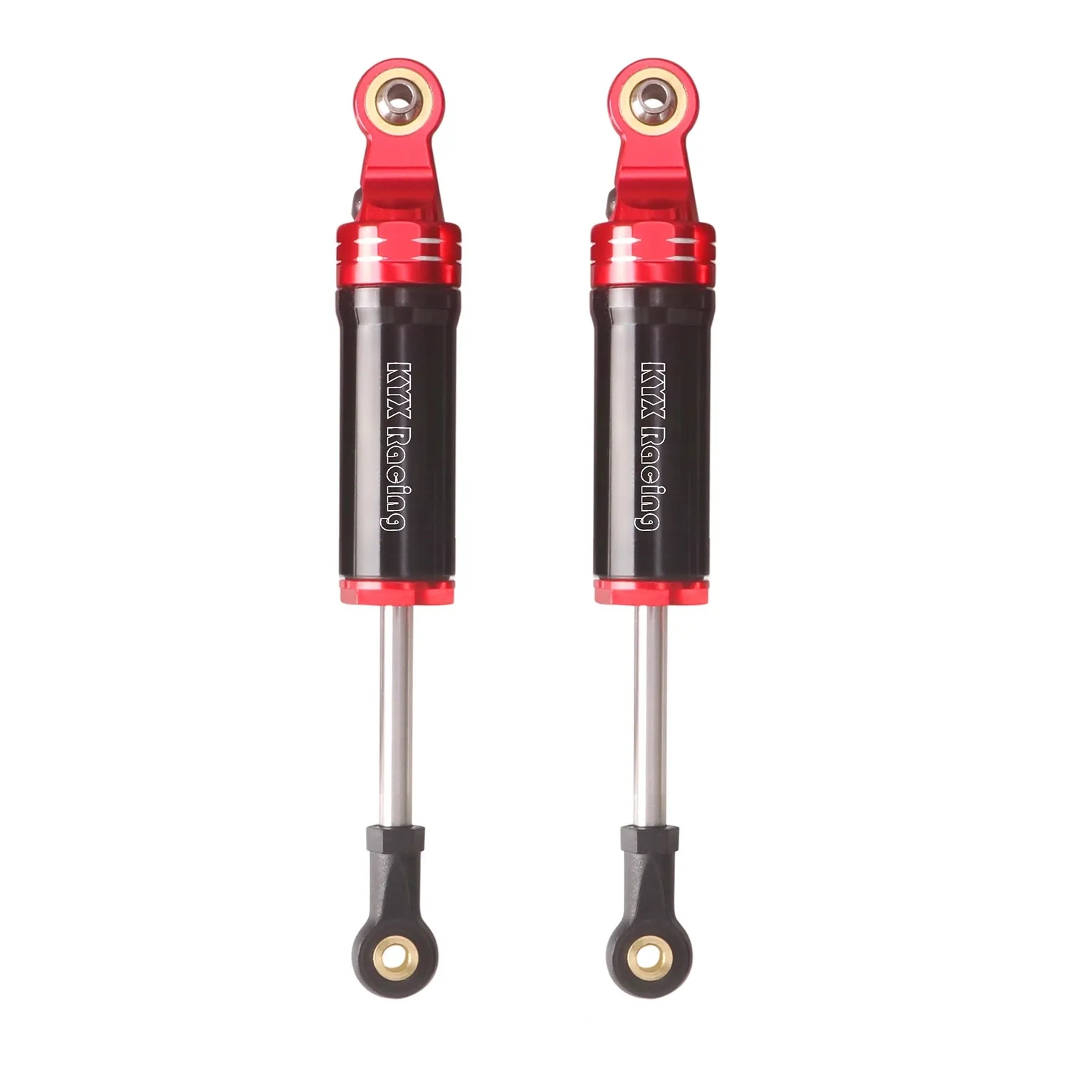 KYX Racing Amortecedor de metal (dianto/traseiro) para brinquedos de carro RC escala 1:10 Losi Baja Rey Raptor Short Cruiser Truck