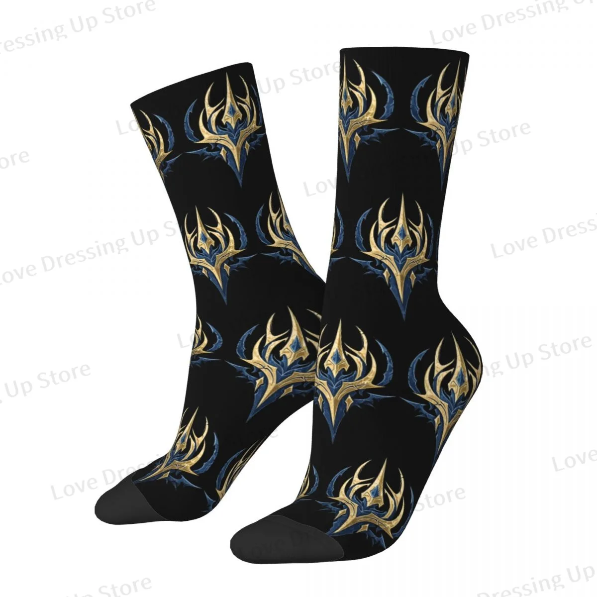 World of Warcraft WOW Game Men Women Socks For The Alliance Cycling Novelty Spring Summer Autumn Winter Stockings Gift